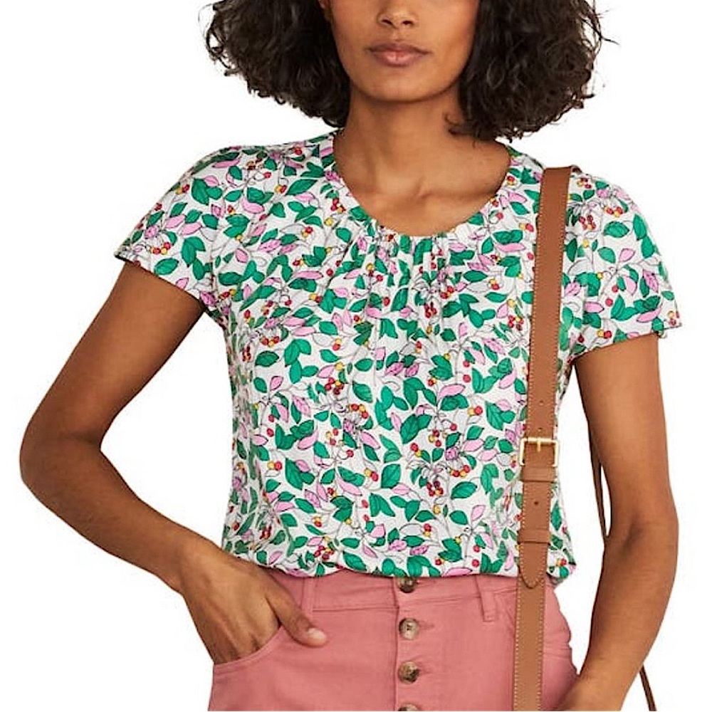 NWT Boden Florence Silk Blend Top Size 4